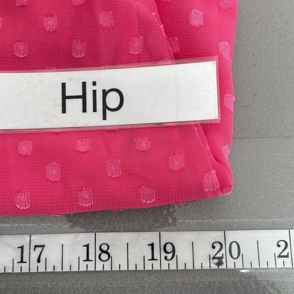 B. Smart Dress NWT Sleeveless Ruffles Knee Length Pink Junior 15 - Picture 16 of 16